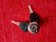 Interruptor de botón electrónico de aleación de Zinc de 12mm, interruptor de apagado, bloqueo de teléfono, interruptor de alimentación de seguridad, terminales tubulares + 2 llaves, 2 posiciones