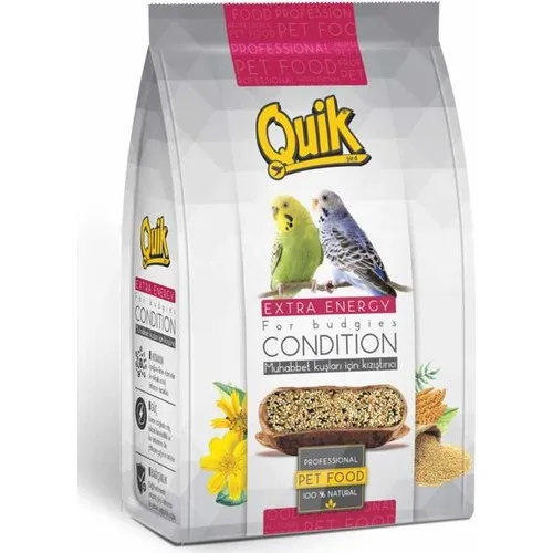 

Quik Extra Energy For Budgies Condition Professional Pet Food %100 Natural 150 Gram