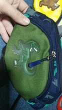 Riñonera con dibujo de dinosaurio para chico y niña, bolso de pecho con cinturón para niño, bolsa de dinero, riñonera con cremallera para bebé