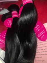Vanlov recto pelo brasileño recto mechones de cabello humano postizo Natural negro 1/3/4 piezas/mucho 100% extensiones de cabello humano cabello Remy