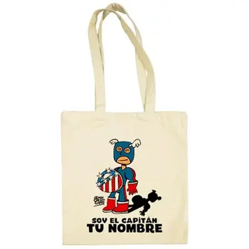 

Cloth bag Atletico Madrid Captain Americatleti customizable with name