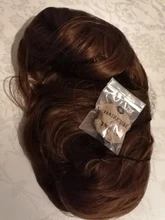 EASIHAIR-Peluca de cabello sintético para mujer, cabellera artificial ondulado con flequillo, largo, color marrón, de alta densidad, para Cosplay, resistente al calor