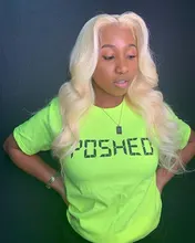 613 peluca Frontal de encaje 30 32 pulgadas 13x4x1 parte de encaje Peluca de la onda del cuerpo brasileño rubia peluca con malla Frontal de cabello humano para las mujeres 180 de densidad