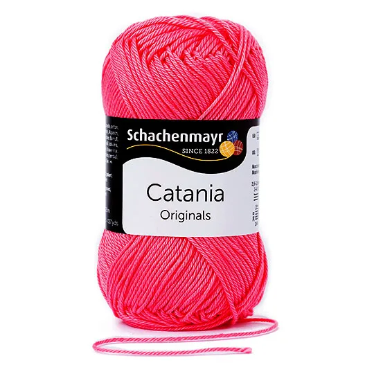 Schachenmayr Catania Originals %100 Cotton Yarn Knitting Crochet High Quality Natural Lace Thread Amigurumi Kid Craft Wool Toy
