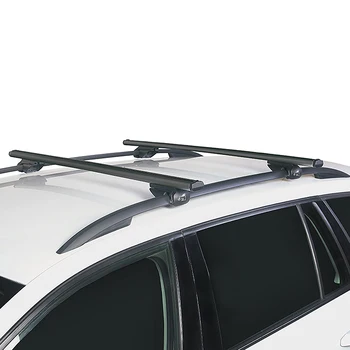 

JUEGO 2 BARRAS TECHO PORTAEQUIPAJES TRANSVERSALES EN ALUMINIO NEGRO PARA NISSAN PRIMERA SW W12 I (2002-2008) BACA PORTA EQUIPAJE BARRA