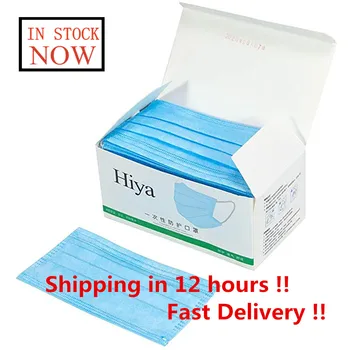 

10/50pcs Disposable Face Mask Adult Facemask With Breathable Blue Masks Industrial 3Ply Ear Loops Masks Mouth Cover Mascarillas