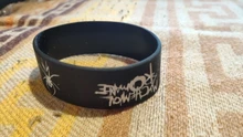 Pulsera de silicona para hombre y mujer, banda de música Punk Rock