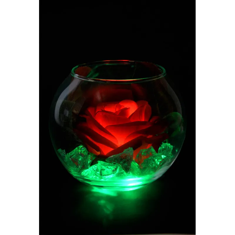 Luminous flower Red Rose Ball (зел)Artificial & Dried Flowers
