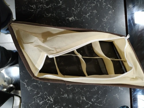4 sztuk beżowy pojemnik do przechowywania bielizny muszka szorty bielizna biustonosz szuflady separacji schowek schowek na ubran