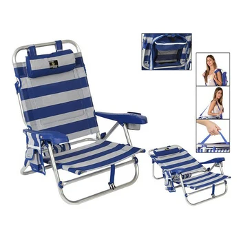 

Folding Chair 118451 Aluminium White Blue (62 X 62 x 23/74 cm)