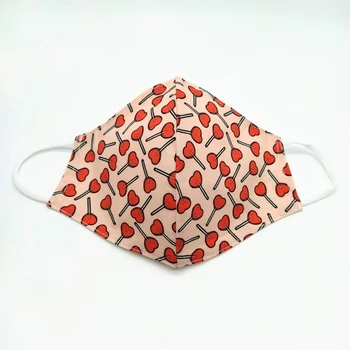 

Hygienic reusable washable fabric unisex facial mask with original design, opening to change the filter.