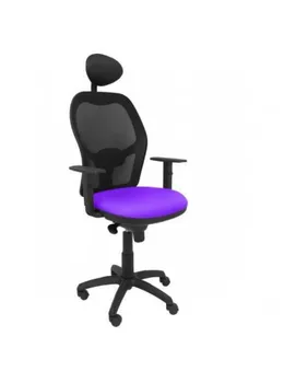 

CHAIR WITH BACKREST MESH BLACK FABRIC BALI LILAC WITH HEADBOARD
