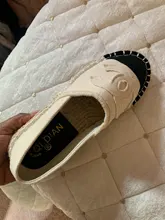 Zapatos de pescador para mujer, mocasines Chatos informales de lona de cáñamo, cómodos, novedad de otoño