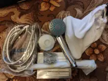 Bathtub Faucet Shower-Head Frap F22701-B Tap-Chrome Silver Outlet 30cm Zinc-Alloy 1set