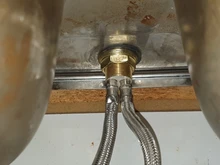 FRAP-grifo de latón de 5 colores para fregadero de cocina, mezclador de agua fría y caliente de un solo Mango, caño giratorio, repisa de lavabo, F4113