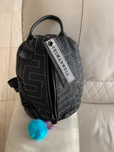 Mochila De Cuero genuino para mujer, morral de piel auténtica, a la moda, combina con todo, bolso de viaje personalizado de gran capacidad para dumplings
