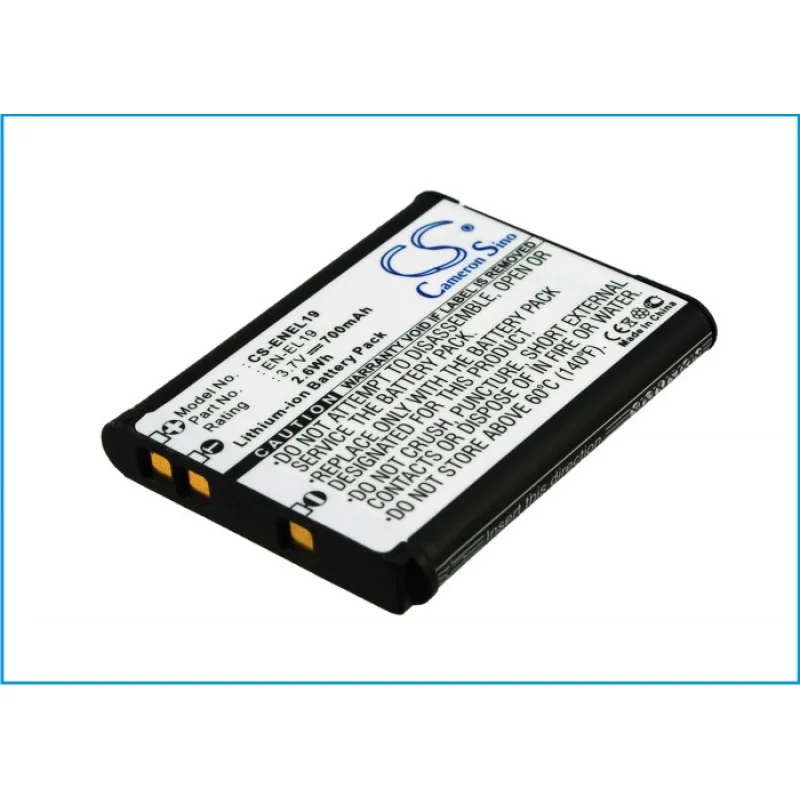 Аккумулятор EN-EL19 для Nikon, 700mAh