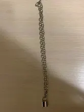 Cadena de eslabones Punk para mujer, colgante con candado de color dorado y plateado, joyería Punk