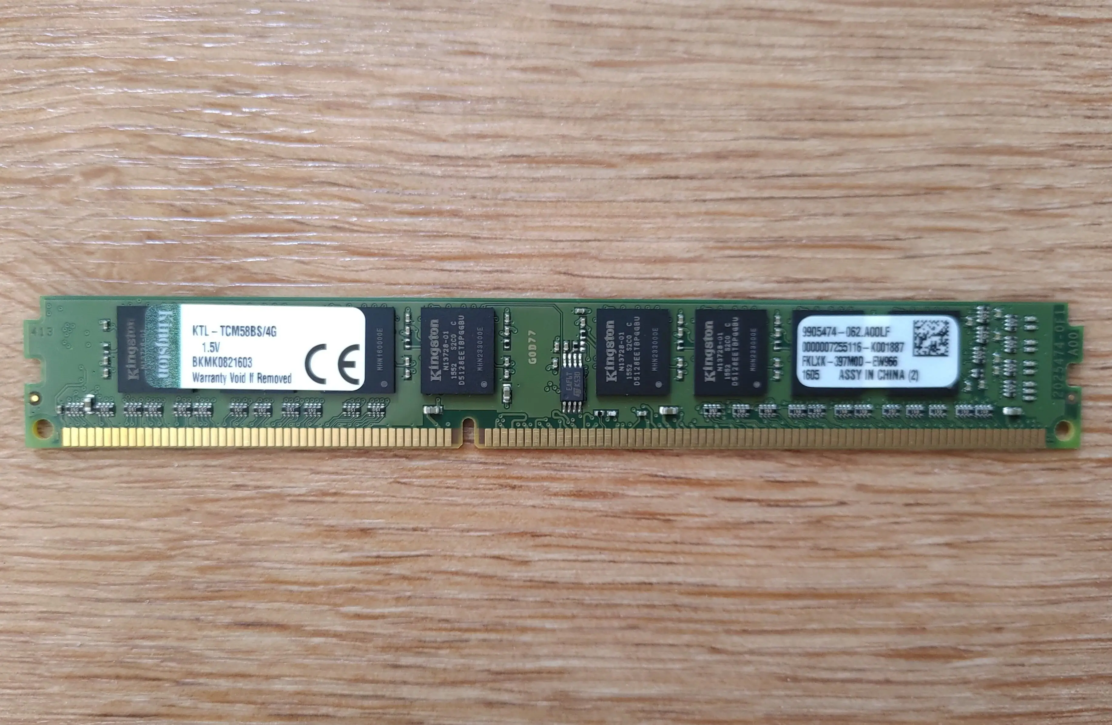 Оперативная память Kingston DDR3 PC3 1RX8 4 Гб 1333 МГц 240 контактов ГБ DIMM 4G 10600U | Компьютеры и