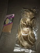 Similler-Peluca de cabello sintético largo ondulado de 22 pulgadas para mujer, pelo Afro de fibra resistente al calor, 18 estilos disponibles, colores combinados