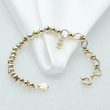 

Cubic zirconia Eternity Ring Gold Bracelet