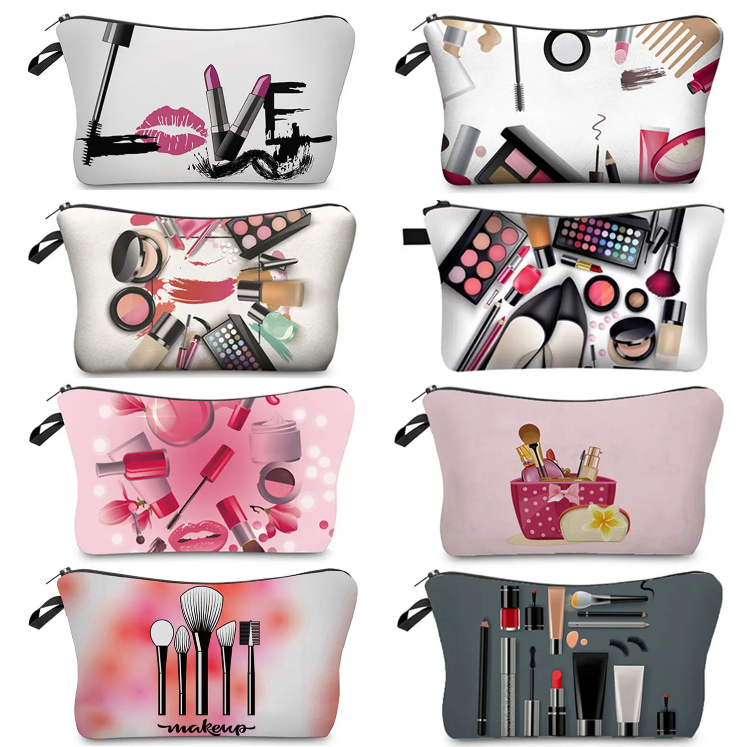 Trousse De Maquillage Multiusage - Sac à Cheveux Et Cosmétiques - Cadeau