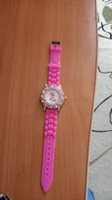 UTHAI-Reloj de pulsera CQ19 para niños, relojes de cuarzo para niñas, caballo de la bestia de dibujos animados, regalo de correa de silicona, rojo rosa