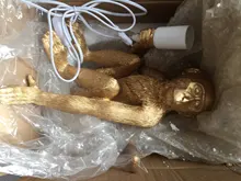 Light-Fixtures Pendant-Lamp Animal-Lighting Loft Hemp-Rope Cafe Gold E27 Black Resin