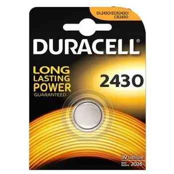 

Duracell button cell 2430 3V lithium electronic batteries