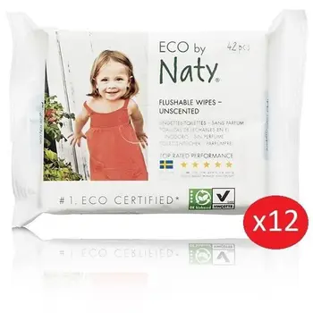 

NATY - Lot of 12 packs wipes ecological-42 pieces