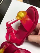 Sandalias con diseño de Mini melissa para niñas, zapatos transpirables, de verano, 2021