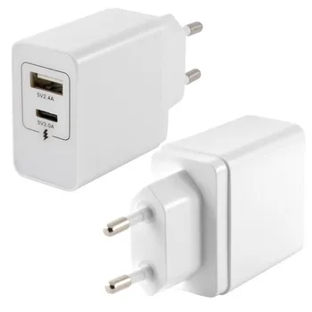 

Wall Charger KSIX 2 USB White