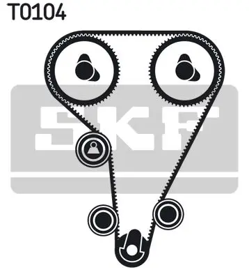 Рем.комплект ГРМ Ford Escort/Mondeo 1.6-2.0 16V 92-98 SKF VKMA04