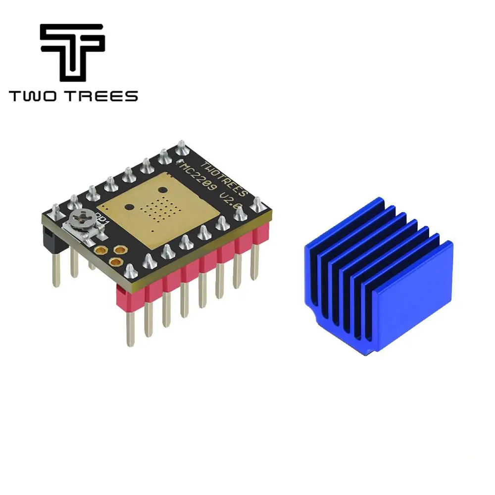 5 шт. TMC2208 MKS TMC2209 V2.0 шаговый двигатель StepStick UART ultra silent для Gen_L Robin Nano SKR V1.3 mini E3 Ender