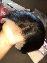 Miss Rola Hair 13x4 Bob corto peluca con malla Frontal pelucas de cabello humano Bob malasio pelucas de encaje Frontal cabello recto Remy 150% de densidad