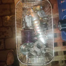 Limpiador ultrasónico mecánico, máquina de limpieza de tarros con cesta para joyería, 22 l19l15l 14L 10L 6L 3L 2L 220V, calentador de baño y temporizador