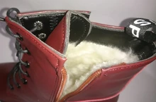 AIYUQI-Botas cortas de cuero genuino para mujer, botines de lana cálidos y antideslizantes, para estudiantes, para invierno, 2021