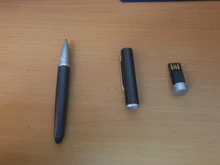 Disk Pen-Drive Memory Flash Photography 10pcs-Free-Logo Metal-Ball-Pen 32GB 64GB 