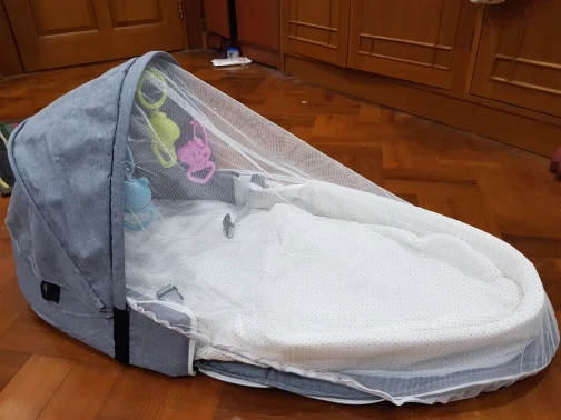 Portable Baby Bassinet With Toys Foldable photo review