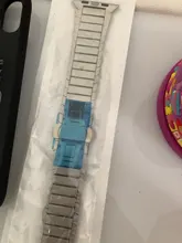 Banda de Apple Watch Serie 6/5/4/3/2/1 pulsera deporte 42 mm 38 mm 44mm correa para Apple iwatch reloj de la banda de metal lazo