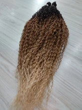 FASHION IDOL-mechones de cabello de cola de caballo rizado, extensiones de cabello sintético largo suave de 34 pulgadas, 100g, marrón, Rubio