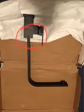 Grifo de cocina de un solo orificio, mezclador de agua pura caliente y fría, montado en cubierta, en forma de L, color negro