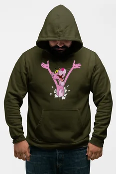 

Angemiel Wear Wall Hottest Pink Panther Green Men 'S Hooded Sweatshirt