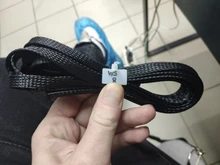 Manguito de Cable de nailon ignífugo, longitud de 1/5/50/100/200/300M, Cable de protección trenzado aislado