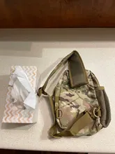 Bolso de hombro militar táctico para hombre, bandolera tipo Molle, Camuflaje Multicam, mochila militar para acampar, viajes, senderismo, caza