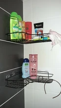 Organizer Rack Shelves Wall-Storage Showers Stainless-Steel Metal Kitchen Fitted Punch-Free-Firm