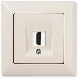 

PnpnElectrıc Gns Visage Ambiance HDMI Socket Cream