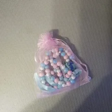 Pulsera de madera con perlas de imitación Multicolor de 12 estilos para niños, pulsera de moda para niñas, proveedor de decoración de joyería