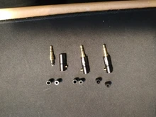 Jack Audio-Plug-Connector Solder-Adapter Shure Stereo Male Cable 3-Pole for 2mm 4mm 6mm