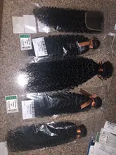 Mechones rizados malayos con cierre extensiones de cabello humano mechones con cierre Styleicon 3 mechones rizados con cierre